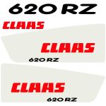 Stickerset Claas 620 RZ