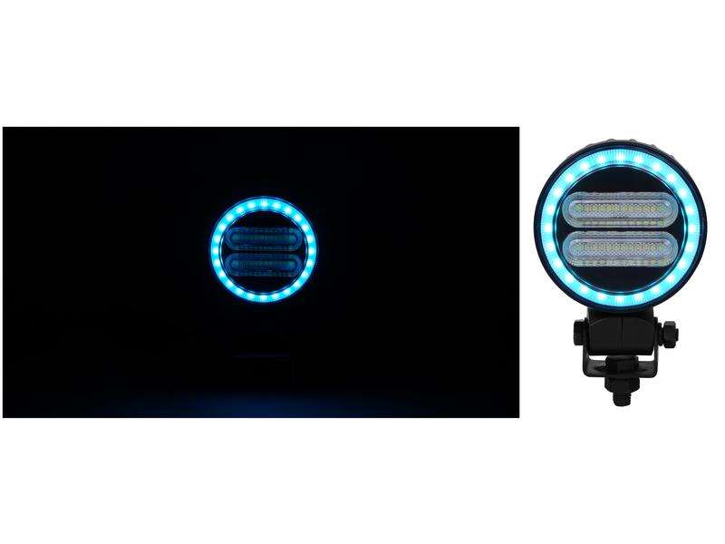 173563 Werklamp, Rond LED Multi-coloured, 2400 Lumen, 12-24V