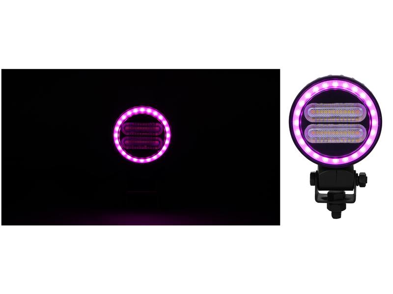 173563 Werklamp, Rond LED Multi-coloured, 2400 Lumen, 12-24V