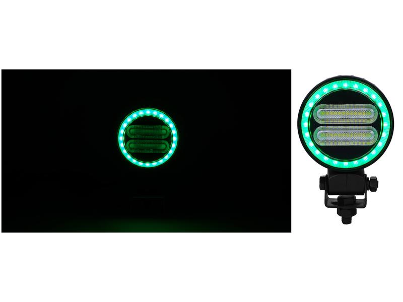 173563 Werklamp, Rond LED Multi-coloured, 2400 Lumen, 12-24V