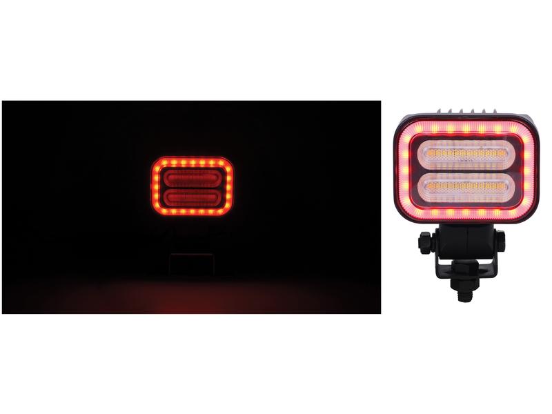 173564 Werklamp, Vierkant LED Multi-coloured, 2400 Lumen, 12-24V