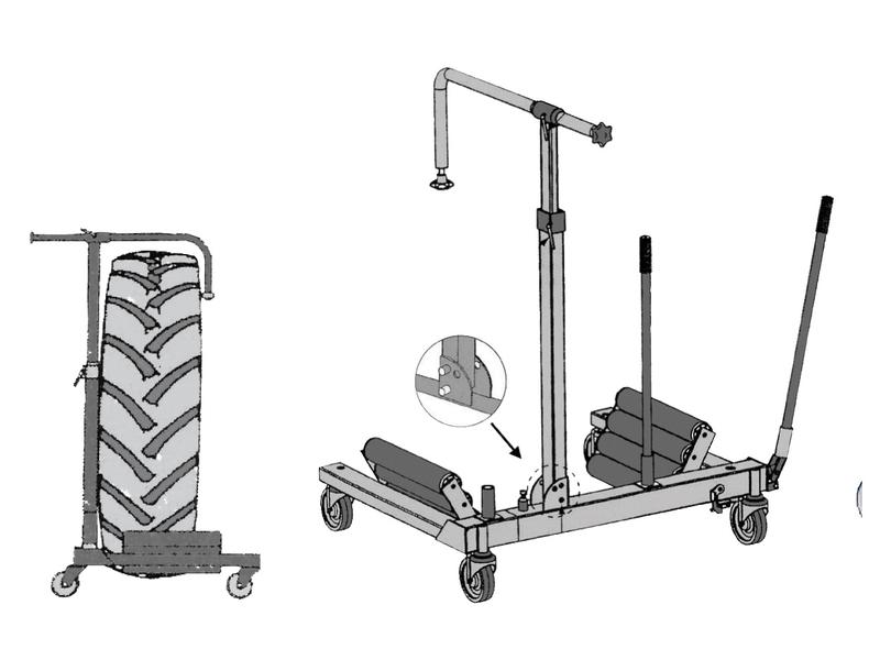 27672 Wielmontagewagen 1200 kg