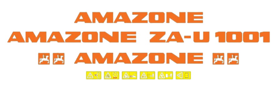 Sticker AMAZONE ZA-U 1001