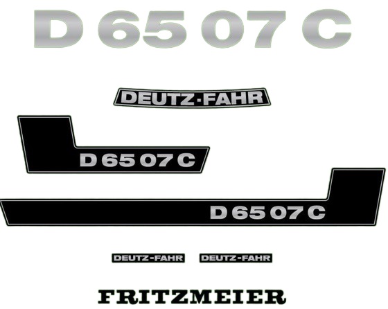 Stickerset Deutz D 6507C