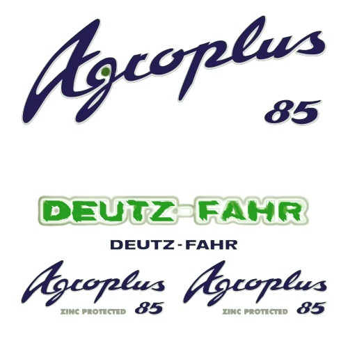 Stickerset Deutz-Fahr Agroplus 85