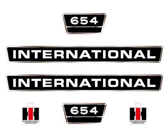 Stickerset International 654