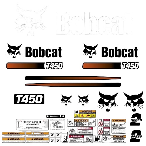 Stickerset Bobcat T450 +