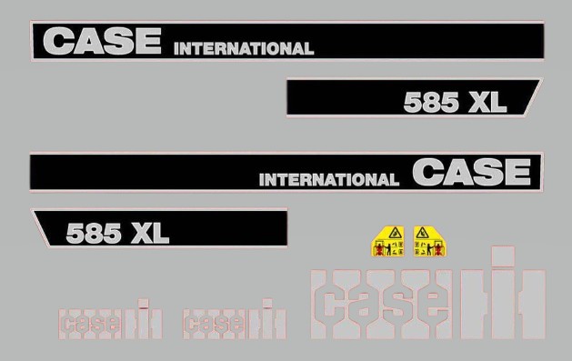 Stickerset Case International 585 XL+