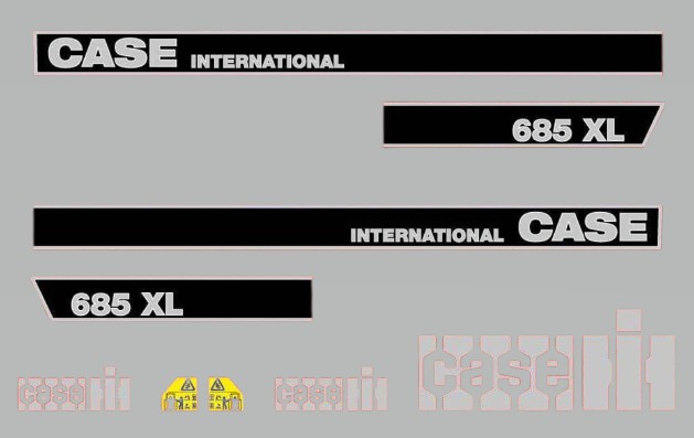 Stickerset Case International 685 XL+