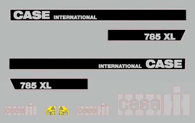 Stickerset Case International 785 XL+