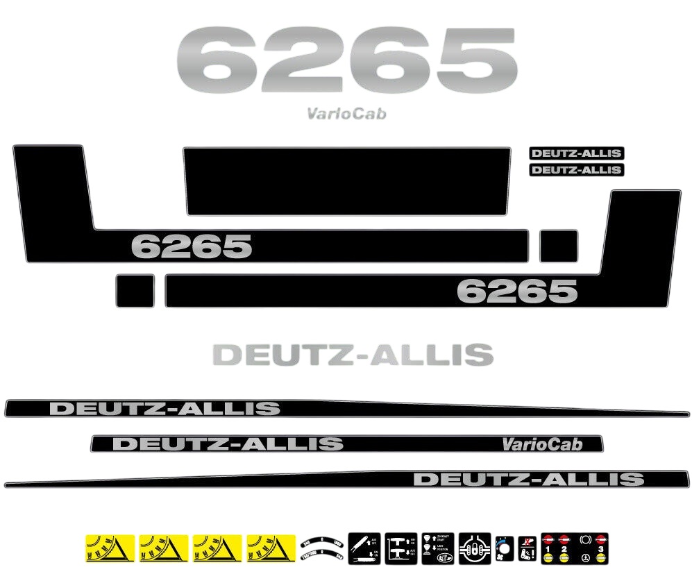 Stickerset Deutz Allis 6265