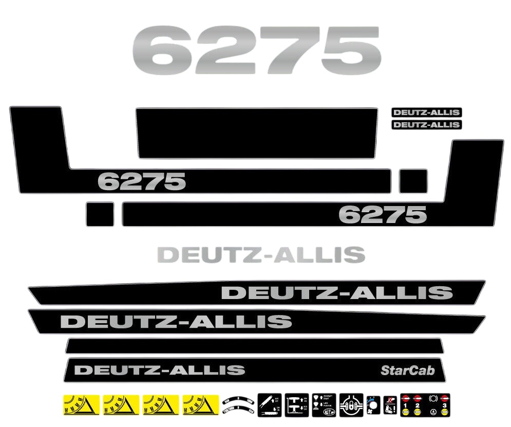 Stickerset Deutz Allis 6275