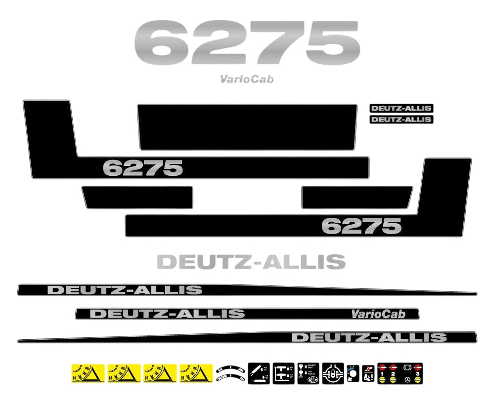 Stickerset Deutz Allis 6275