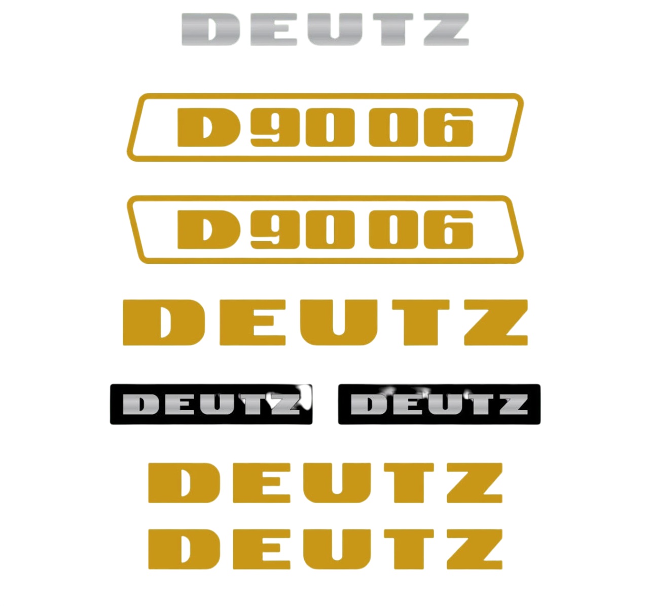 Stickerset Deutz D90-06