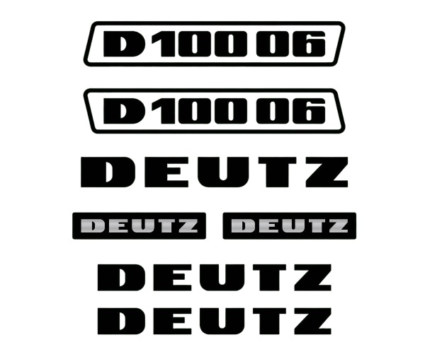 Stickerset Deutz D100-06++