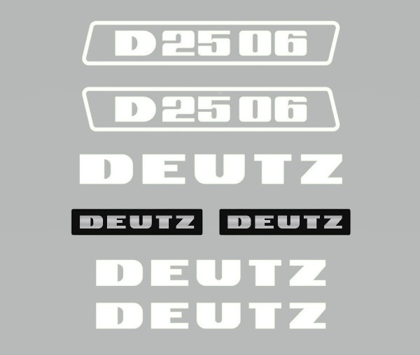 Stickerset Deutz D25-06