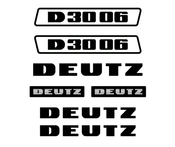 Stickerset Deutz D30-06