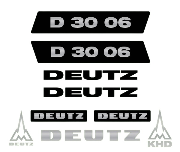 Stickerset Deutz D30-06