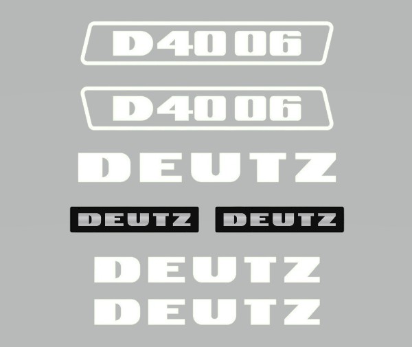 Stickerset Deutz D40-06