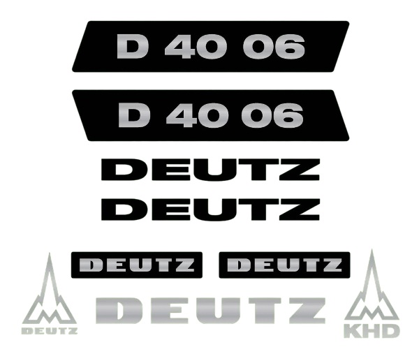 Stickerset Deutz D40-06