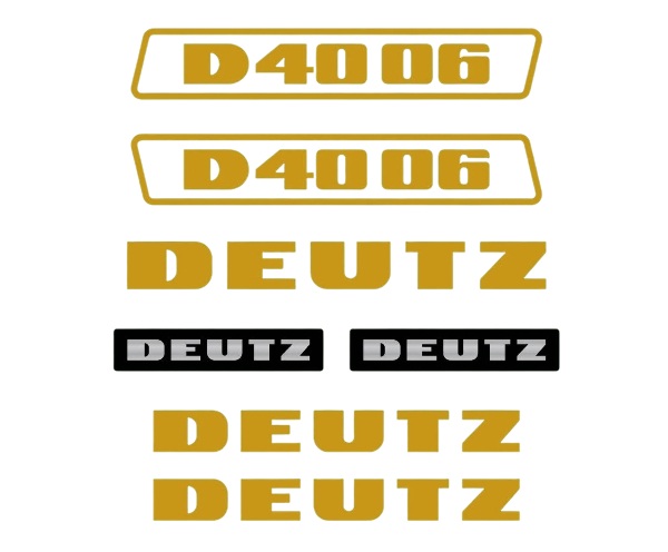 Stickerset Deutz D40-06