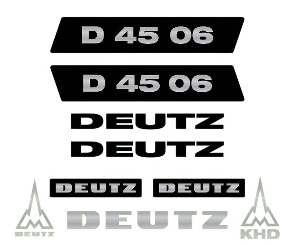 Stickerset Deutz D45-06