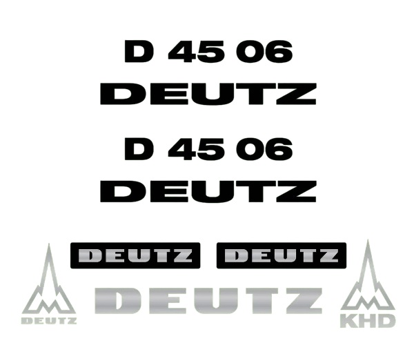 Stickerset Deutz D45-06