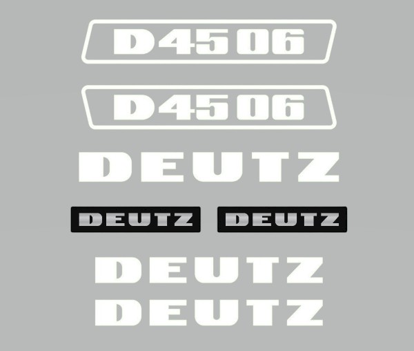 Stickerset Deutz D45-06