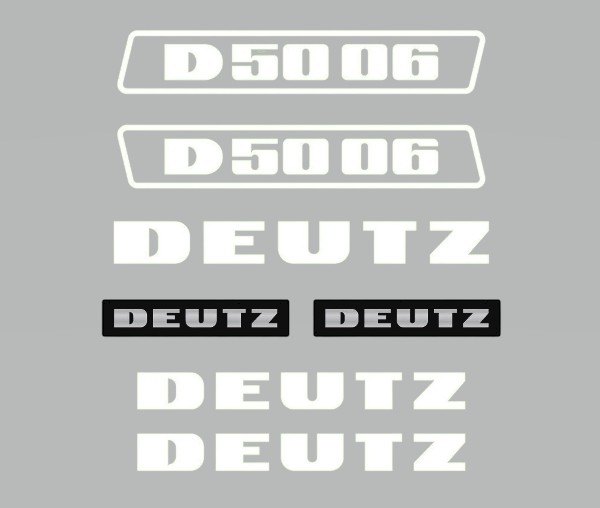 Stickerset Deutz D50-06