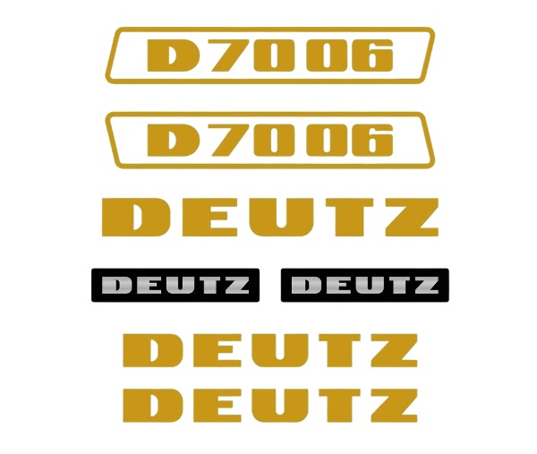 Stickerset Deutz D70-06