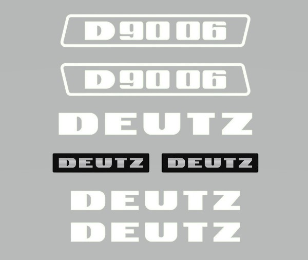 Stickerset Deutz D90-06