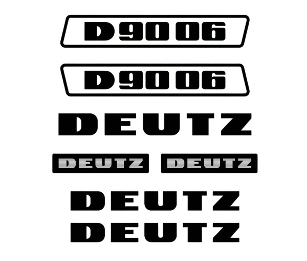 Stickerset Deutz D90-06