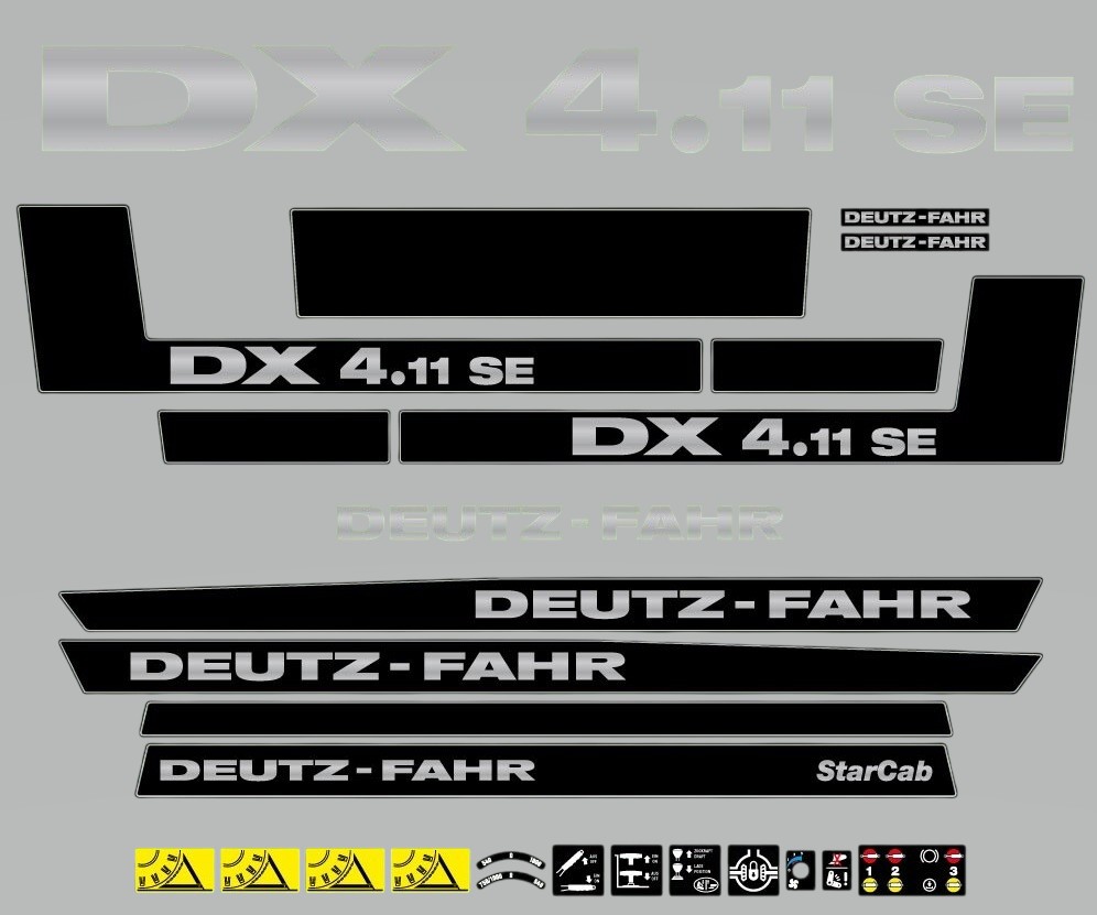 Stickerset Deutz Fahr DX 4.11 SE
