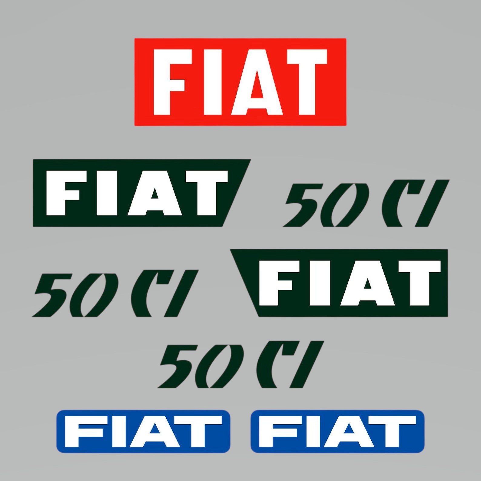Stickerset Fiat 50 CI