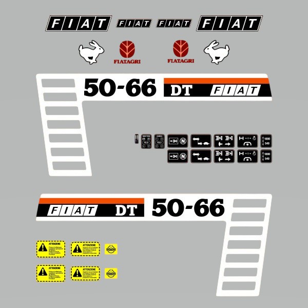 Stickerset Fiat 50-66 DT