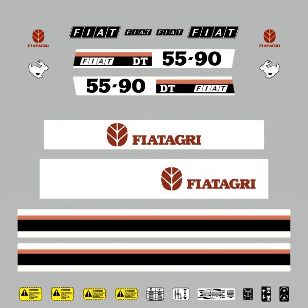 Stickerset Fiat 55-90 DT
