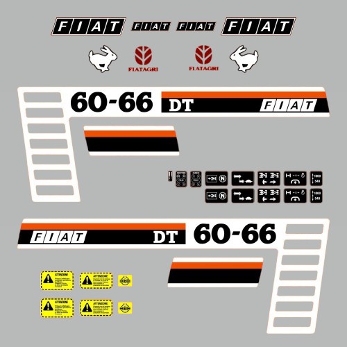 Stickerset Fiat 60-66 DT