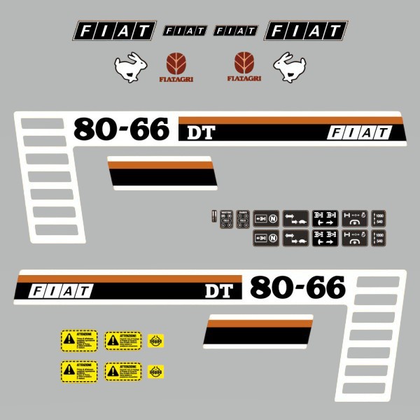 Stickerset Fiat 80-66 DT