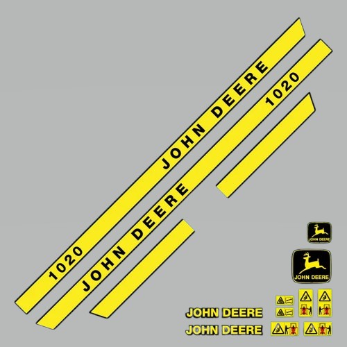 Stickerset John Deere 1020