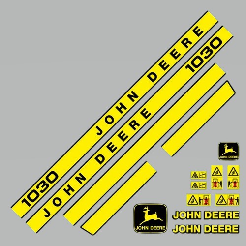 Stickerset John Deere 1030