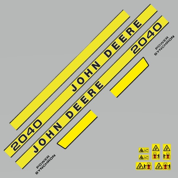 Stickerset John Deere 2040 E