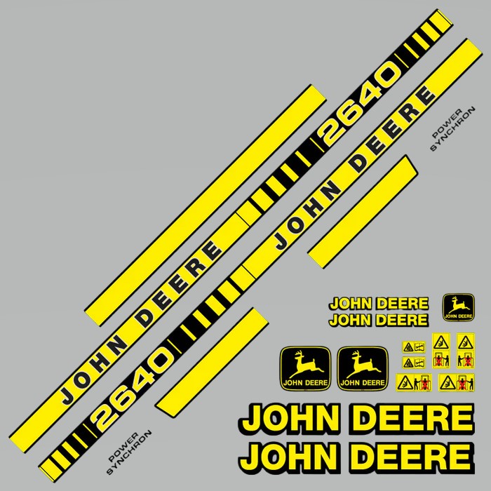 Decal kit John Deere 2640