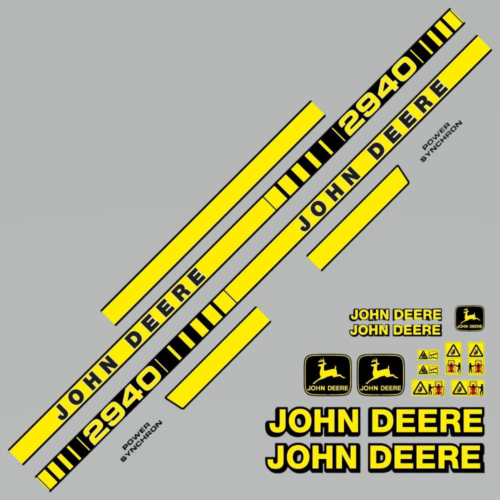 Decal kit John Deere 2940