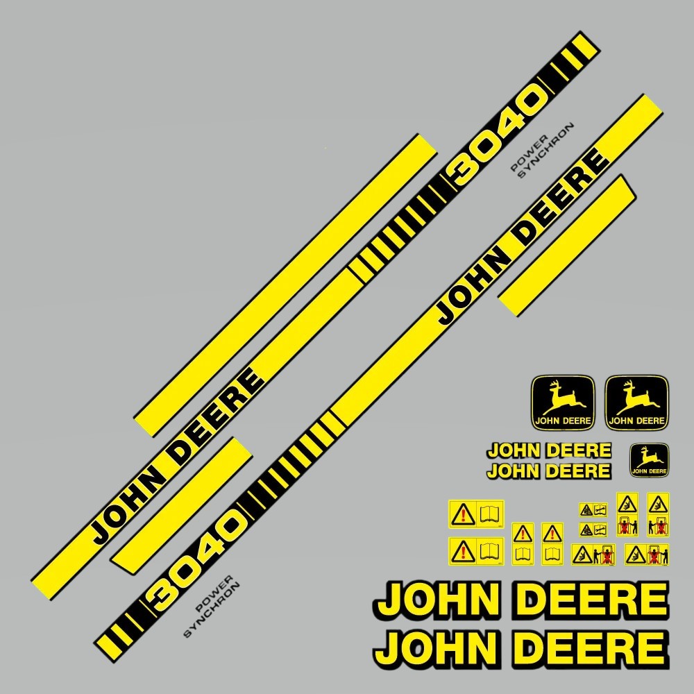 Aufklebersatz John Deere 3040