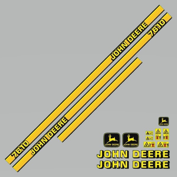Aufklebersatz "John Deere 7610"