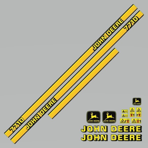 Aufklebersatz "John Deere 7710"