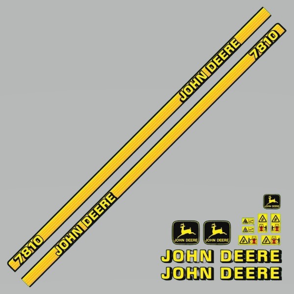 Typenschild "John Deere 7810"