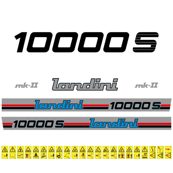 Stickerset Landini 10000 S