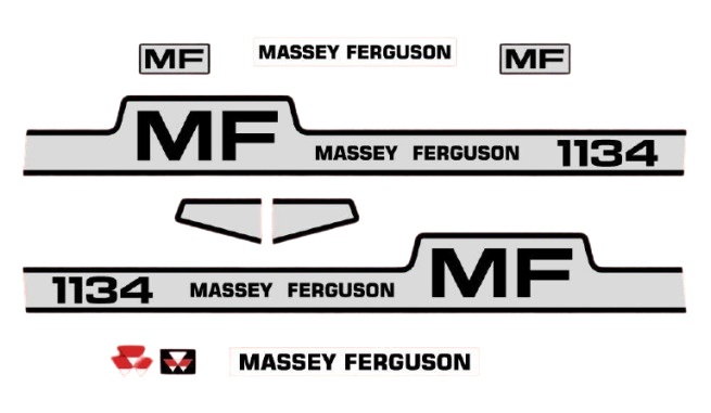 Stickerset Massey Ferguson 1134