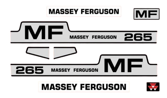 Stickerset Massey Ferguson 265